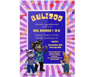 BULIZOO - interaktív gyermekkoncert