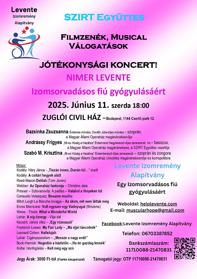 JÓTÉKONYSÁGI KONCERT