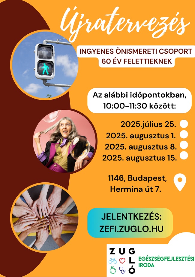 Ingyenes önismereti csoport 60 év felettieknek a Hermina út 7-ben