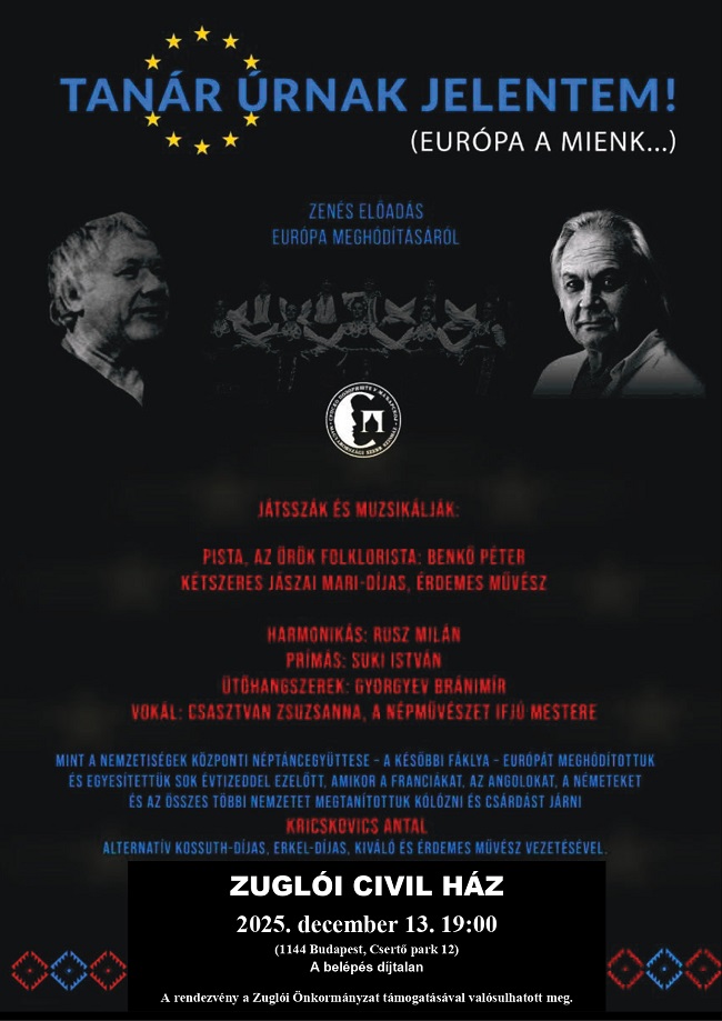 TANÁR ÚRNAK JELENTEM! - zenés előadás