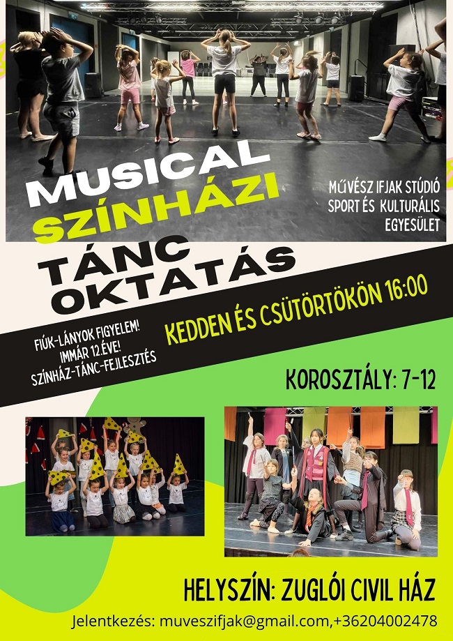 Musical Színházi Tánc Oktatás